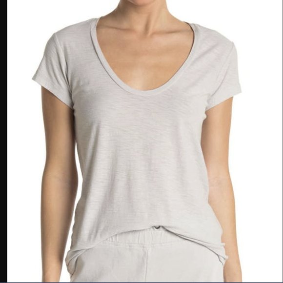 James Perse Tops - James Perse scoop neck tee shirt size 4 color SUL - brand new with tags